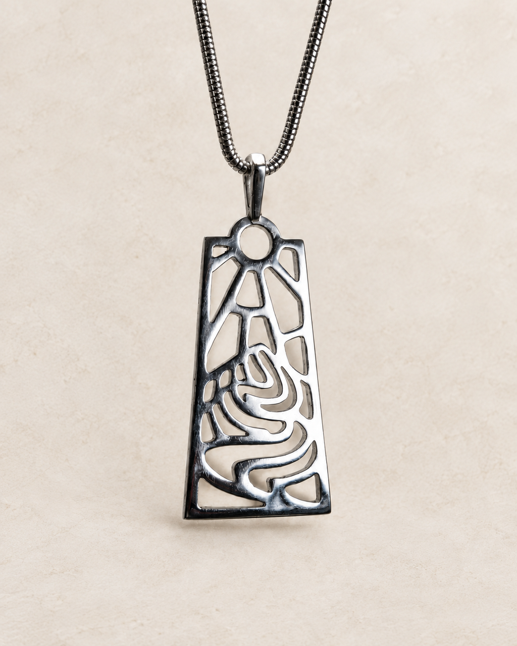MTN/SUN Silver Pendant