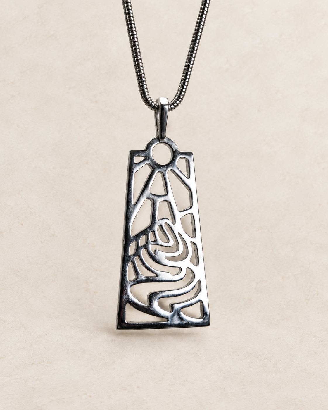 MTN/SUN Silver Pendant
