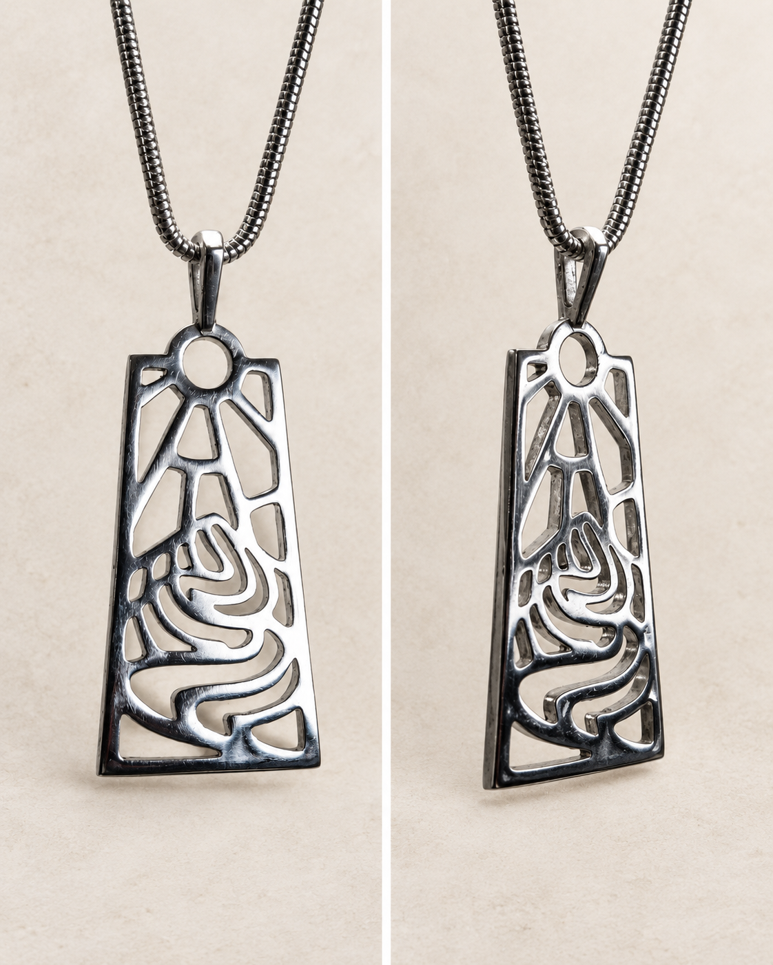 MTN/SUN Silver Pendant
