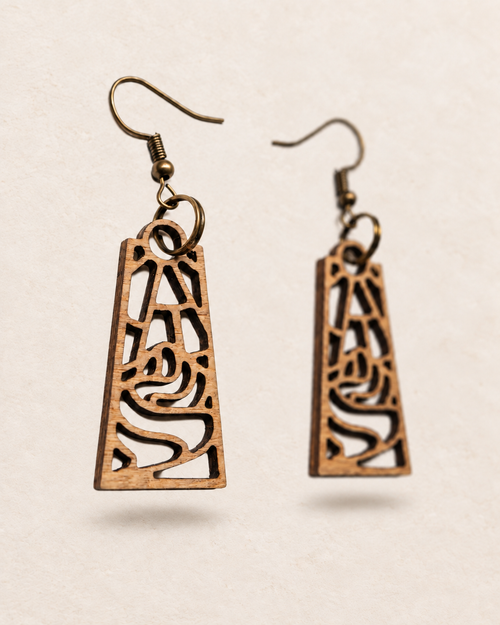 Original MTN/SUN Wooden Earring